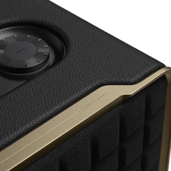 JBL Authentics 500 - Black - Hi-fidelity smart home speaker with Wi-Fi, Bluetooth and Voice Assistants with retro design. - Detailshot 4 JBL Authentics 500 - Black - Hi-fidelity smart home speaker with Wi-Fi, Bluetooth and Voice Assistants with retro design. - Detailshot 4
