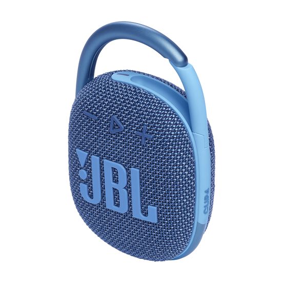 JBL Clip 4 Eco - Blue - Ultra-portable Waterproof Speaker - Detailshot 1 JBL Clip 4 Eco - Blue - Ultra-portable Waterproof Speaker - Detailshot 1