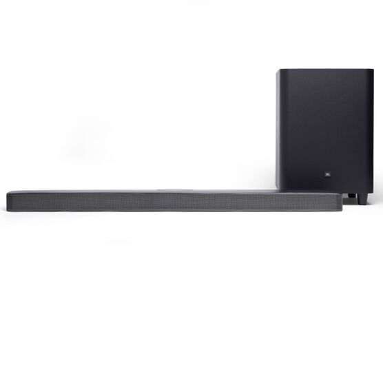 JBL Bar 5.1 Surround - Black - 5.1 channel soundbar with MultiBeam™ Sound Technology - Front JBL Bar 5.1 Surround - Black - 5.1 channel soundbar with MultiBeam™ Sound Technology - Front