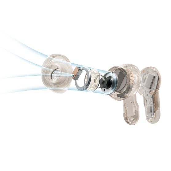 JBL Tour Pro 3 - Latte - True Wireless Noise Cancelling earbuds with Smart Charging Case™ - Detailshot 13 JBL Tour Pro 3 - Latte - True Wireless Noise Cancelling earbuds with Smart Charging Case™ - Detailshot 13