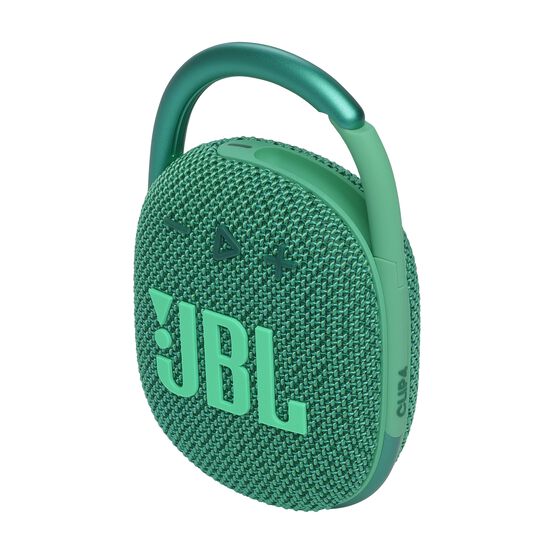 JBL Clip 4 Eco - Green - Ultra-portable Waterproof Speaker - Detailshot 1 JBL Clip 4 Eco - Green - Ultra-portable Waterproof Speaker - Detailshot 1