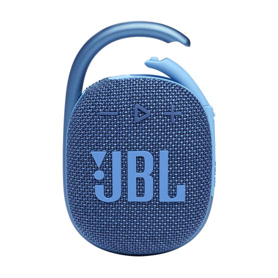 JBL Clip 4 Eco - Blue - Ultra-portable Waterproof Speaker - Front JBL Clip 4 Eco - Blue - Ultra-portable Waterproof Speaker - Front