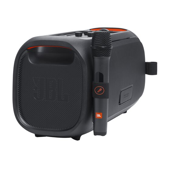 JBL PartyBox On-the-Go Essential - Black - Portable party speaker with built-in lights and wireless mic - Detailshot 11 JBL PartyBox On-the-Go Essential - Black - Portable party speaker with built-in lights and wireless mic - Detailshot 11