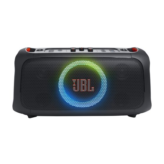 JBL PartyBox On-the-Go Essential - Black - Portable party speaker with built-in lights and wireless mic - Front JBL PartyBox On-the-Go Essential - Black - Portable party speaker with built-in lights and wireless mic - Front