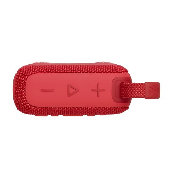 JBL Go 4 - Red - Ultra-Portable Bluetooth Speaker - Detailshot 5 JBL Go 4 - Red - Ultra-Portable Bluetooth Speaker - Detailshot 5