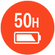 배터리 수명 50시간