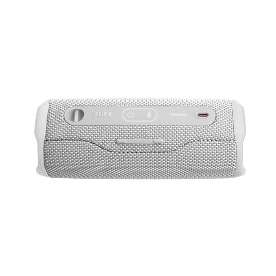 JBL Flip 6 - White - Portable Waterproof Speaker - Bottom JBL Flip 6 - White - Portable Waterproof Speaker - Bottom