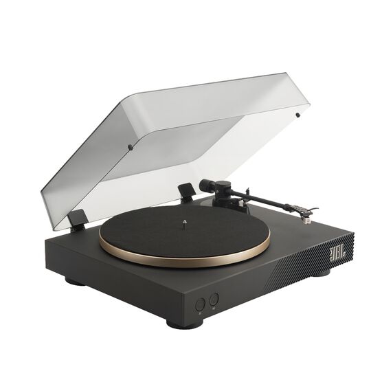JBL Spinner BT - BlackGold - Bluetooth Turntable - Detailshot 1 JBL Spinner BT - BlackGold - Bluetooth Turntable - Detailshot 1