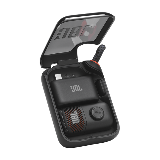 JBL EasySing Mic Mini - Black - Mini AI-powered microphone with real-time vocal removal - Detailshot 4