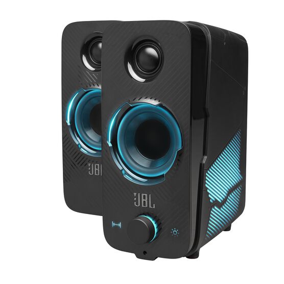 JBL Quantum Duo - Black Matte - PC Gaming Speakers - Detailshot 2 JBL Quantum Duo - Black Matte - PC Gaming Speakers - Detailshot 2