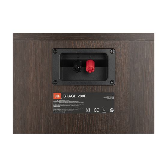 Stage 280F - Espresso - 2.5-Way Dual 8-inch (200mm) Floorstanding Loudspeaker - Detailshot 9 Stage 280F - Espresso - 2.5-Way Dual 8-inch (200mm) Floorstanding Loudspeaker - Detailshot 9