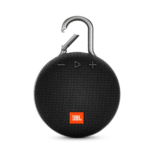 JBL Clip 3 - Midnight Black - Portable Bluetooth&reg; speaker - Front