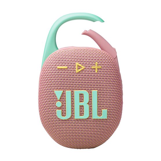 JBL Clip 5 - Pink - Ultra-portable waterproof speaker - Front JBL Clip 5 - Pink - Ultra-portable waterproof speaker - Front