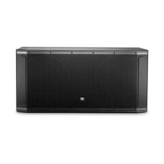 JBL SRX828SP - Black - 18" Dual Self-Powered Subwoofer System  - Front JBL SRX828SP - Black - 18" Dual Self-Powered Subwoofer System  - Front