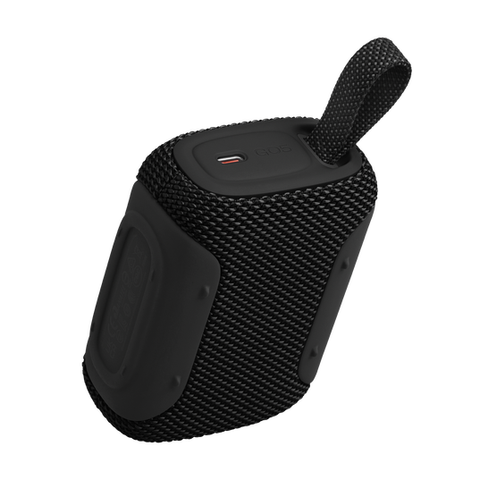 JBL Go 5 - Black - Ultra-portable waterproof and drop-proof speaker with JBL legendary sound and ambient edge lighting - Back