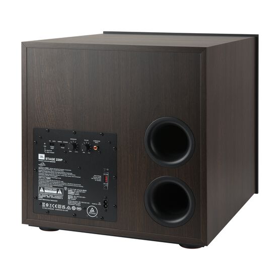 Stage 220P - Espresso - 12-inch (300mm) 500W Powered Subwoofer - Detailshot 6 Stage 220P - Espresso - 12-inch (300mm) 500W Powered Subwoofer - Detailshot 6