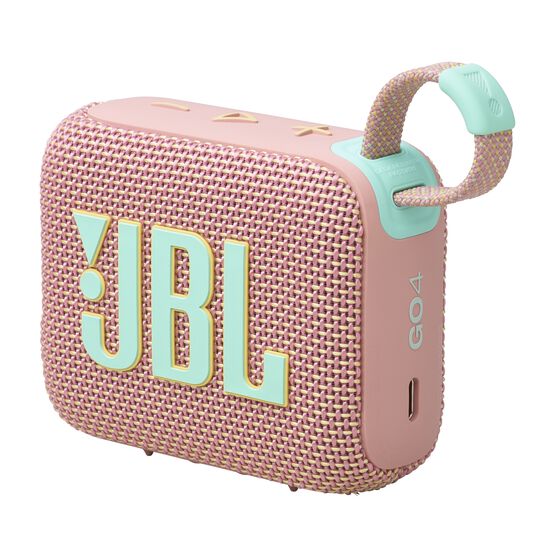 JBL Go 4 - Pink - Ultra-Portable Bluetooth Speaker - Detailshot 1 JBL Go 4 - Pink - Ultra-Portable Bluetooth Speaker - Detailshot 1
