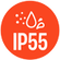 IP55 방수 및 방진 설계
