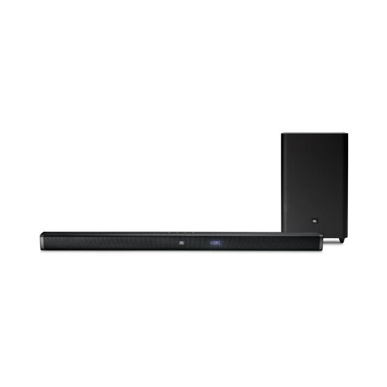 JBL Bar 2.1 - Black - 2.1-Channel Soundbar with Wireless Subwoofer - Front JBL Bar 2.1 - Black - 2.1-Channel Soundbar with Wireless Subwoofer - Front