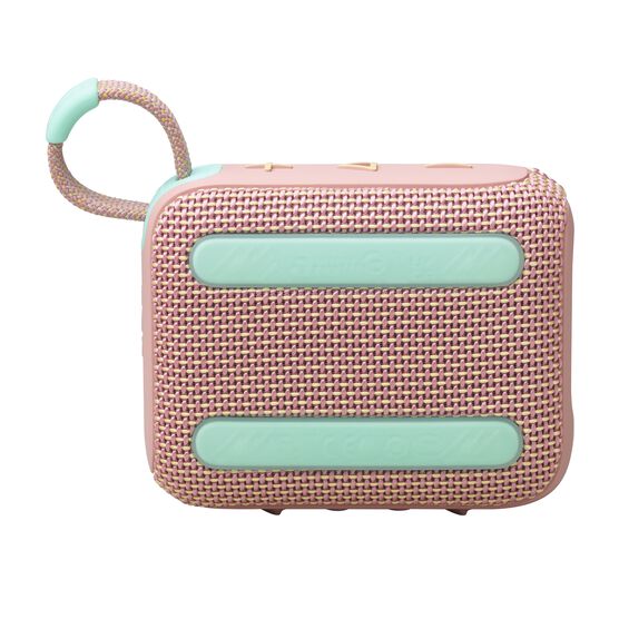 JBL Go 4 - Pink - Ultra-Portable Bluetooth Speaker - Back JBL Go 4 - Pink - Ultra-Portable Bluetooth Speaker - Back
