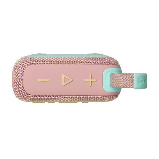 JBL Go 4 - Pink - Ultra-Portable Bluetooth Speaker - Detailshot 5 JBL Go 4 - Pink - Ultra-Portable Bluetooth Speaker - Detailshot 5