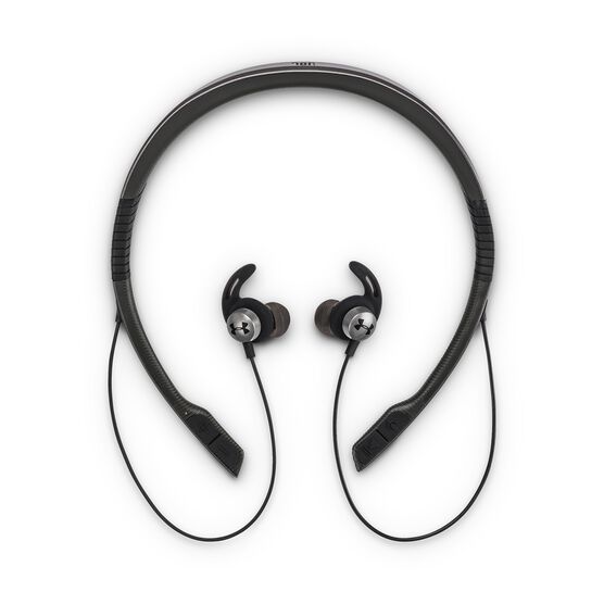 UA Sport Wireless Flex – Engineered by JBL - Grey - Wireless neckband headphones with all-day comfort and secure fit and safety for sport - Detailshot 2 UA Sport Wireless Flex – Engineered by JBL - Grey - Wireless neckband headphones with all-day comfort and secure fit and safety for sport - Detailshot 2