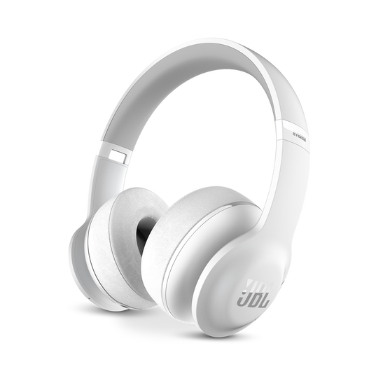 JBL Everest 300 - White - On-ear Wireless Headphones - Hero