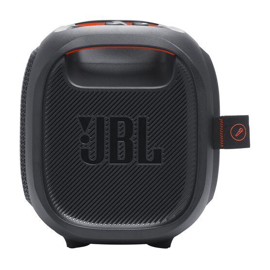 JBL PartyBox On-the-Go Essential - Black - Portable party speaker with built-in lights and wireless mic - Left JBL PartyBox On-the-Go Essential - Black - Portable party speaker with built-in lights and wireless mic - Left