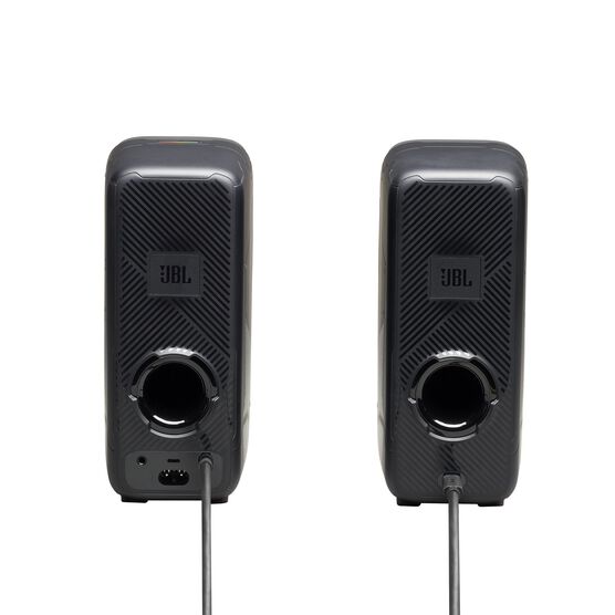 JBL Quantum Duo - Black Matte - PC Gaming Speakers - Back JBL Quantum Duo - Black Matte - PC Gaming Speakers - Back