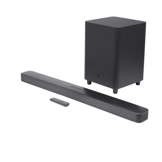 JBL Bar 5.1 Surround - Black - 5.1 channel soundbar with MultiBeam&trade; Sound Technology - Hero