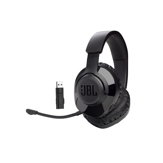 JBL Quantum 350 Wireless - Black - Wireless PC gaming headset with detachable boom mic - Detailshot 13 JBL Quantum 350 Wireless - Black - Wireless PC gaming headset with detachable boom mic - Detailshot 13