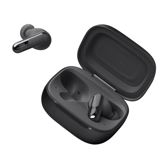 JBL Live Beam 3 - Black - True wireless noise-cancelling closed-stick earbuds - Top JBL Live Beam 3 - Black - True wireless noise-cancelling closed-stick earbuds - Top
