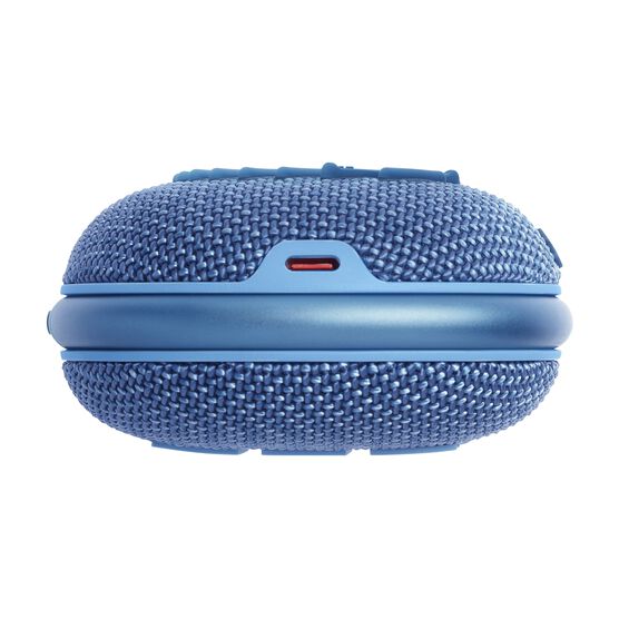 JBL Clip 4 Eco - Blue - Ultra-portable Waterproof Speaker - Bottom JBL Clip 4 Eco - Blue - Ultra-portable Waterproof Speaker - Bottom