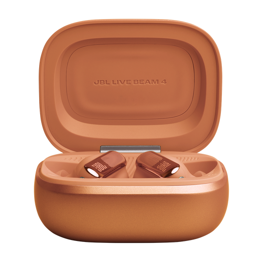 JBL Live Beam 4 - Orange - True wireless Noise Cancelling earbuds - Left