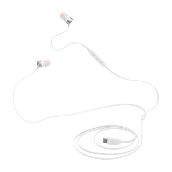 JBL Tune 310C USB - White - Wired Hi-Res In-Ear Headphones - Detailshot 5 JBL Tune 310C USB - White - Wired Hi-Res In-Ear Headphones - Detailshot 5