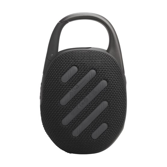 JBL Clip 5 - Black - Ultra-portable waterproof speaker - Back JBL Clip 5 - Black - Ultra-portable waterproof speaker - Back