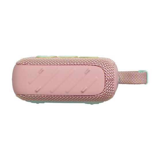 JBL Go 4 - Pink - Ultra-Portable Bluetooth Speaker - Detailshot 6 JBL Go 4 - Pink - Ultra-Portable Bluetooth Speaker - Detailshot 6