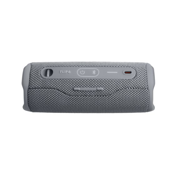 JBL Flip 6 - Grey - Portable Waterproof Speaker - Bottom JBL Flip 6 - Grey - Portable Waterproof Speaker - Bottom