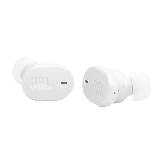 JBL Tune Buds 2 - White - True Wireless Noise Cancelling Earbuds - Detailshot 3 JBL Tune Buds 2 - White - True Wireless Noise Cancelling Earbuds - Detailshot 3