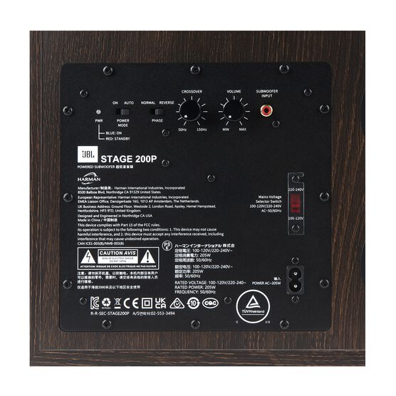 Stage 200P - Espresso - 10-inch (250mm) 300W Powered Subwoofer - Detailshot 8 Stage 200P - Espresso - 10-inch (250mm) 300W Powered Subwoofer - Detailshot 8