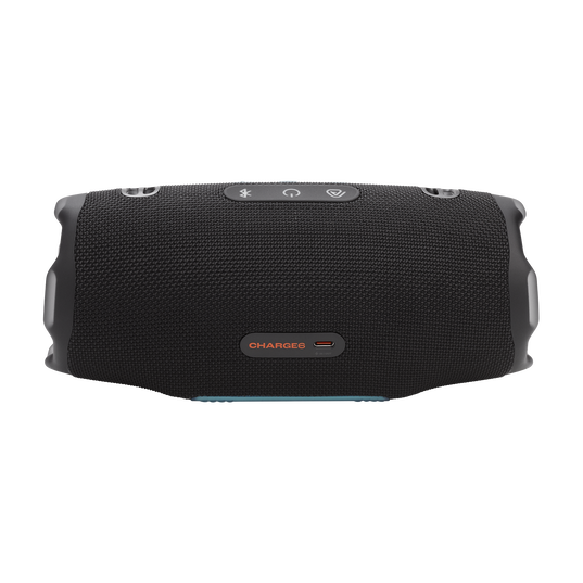JBL Charge 6 - Black and Orange - Portable waterproof and drop-proof Bluetooth speaker - Back