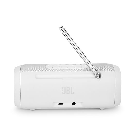 JBL Tuner FM - White - Portable Bluetooth Speaker with FM radio - Back JBL Tuner FM - White - Portable Bluetooth Speaker with FM radio - Back