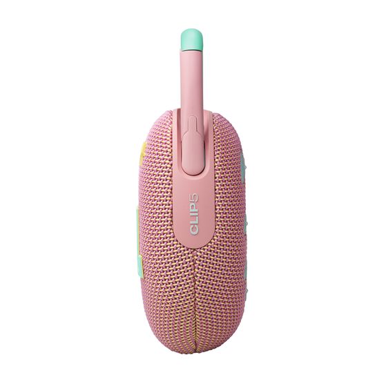 JBL Clip 5 - Pink - Ultra-portable waterproof speaker - Detailshot 2 JBL Clip 5 - Pink - Ultra-portable waterproof speaker - Detailshot 2