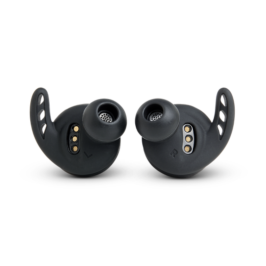 Under Armour&reg; True Wireless Flash &ndash; Engineered by JBL&reg; - Black - Truely wireless sport headphones for your every run, with JBL technology and sound. - Back