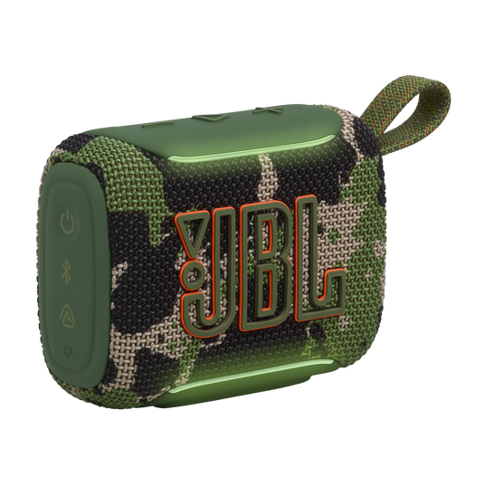 JBL Go 5 - Squad - Ultra-portable waterproof and drop-proof speaker with JBL legendary sound and ambient edge lighting - Hero