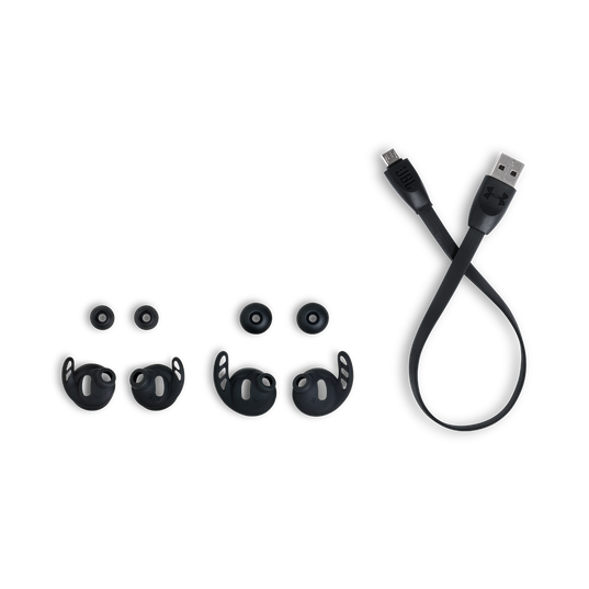 Under Armour&reg; True Wireless Flash &ndash; Engineered by JBL&reg; - Black - Truely wireless sport headphones for your every run, with JBL technology and sound. - Detailshot 5