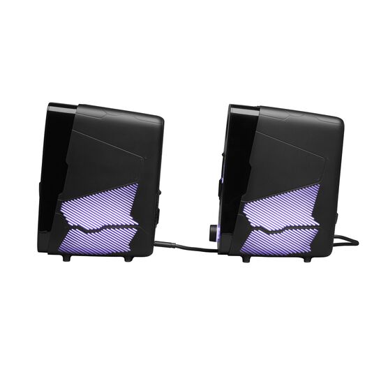 JBL Quantum Duo - Black Matte - PC Gaming Speakers - Left JBL Quantum Duo - Black Matte - PC Gaming Speakers - Left