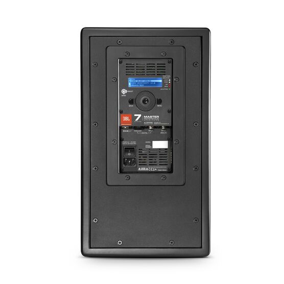 JBL 708P - Black - 8" Bi-Amplified Master Reference Monitor - Back JBL 708P - Black - 8" Bi-Amplified Master Reference Monitor - Back