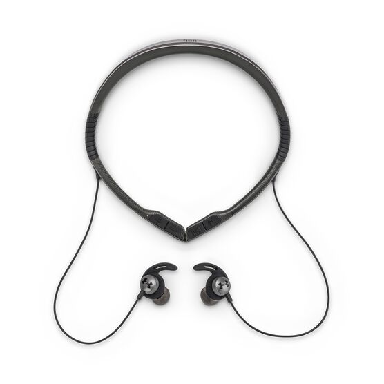 UA Sport Wireless Flex – Engineered by JBL - Grey - Wireless neckband headphones with all-day comfort and secure fit and safety for sport - Detailshot 1 UA Sport Wireless Flex – Engineered by JBL - Grey - Wireless neckband headphones with all-day comfort and secure fit and safety for sport - Detailshot 1