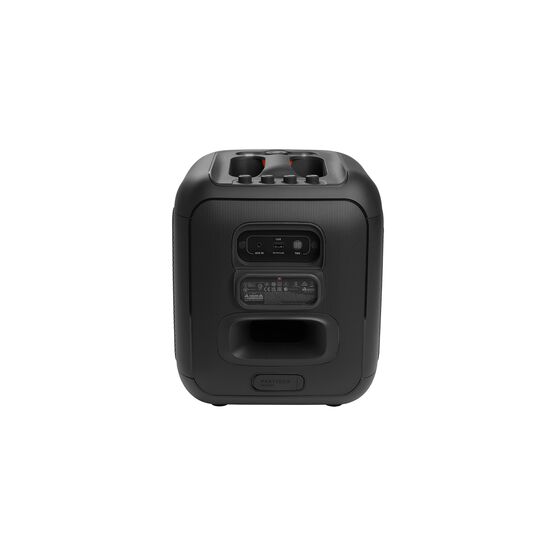 JBL PartyBox Encore - Black - Portable party speaker with 100W powerful sound, built-in dynamic light show, included digital wireless mics, and splash proof design. - Detailshot 2 JBL PartyBox Encore - Black - Portable party speaker with 100W powerful sound, built-in dynamic light show, included digital wireless mics, and splash proof design. - Detailshot 2